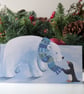 Cute Polar Bear & Penguin Shaped Greeting Card - Image 1