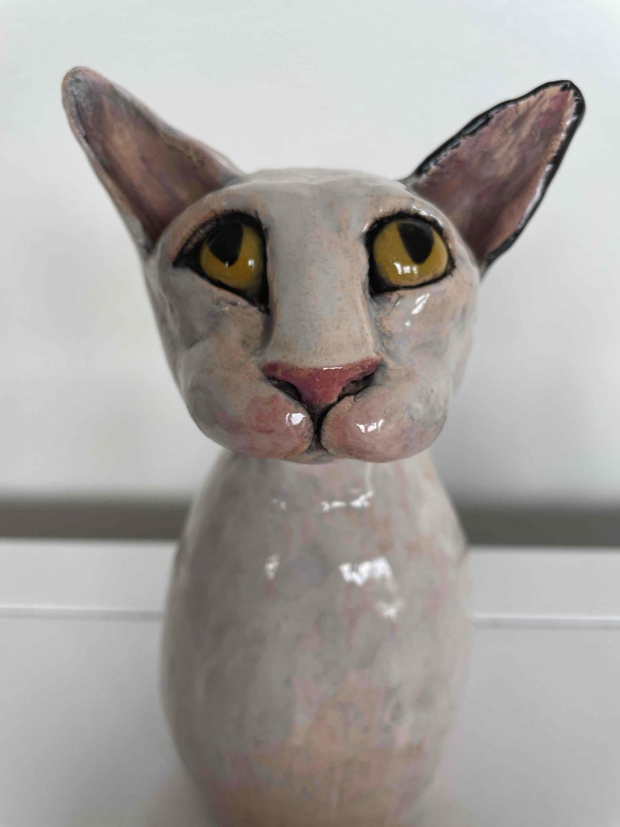Handmade Ceramic cat 