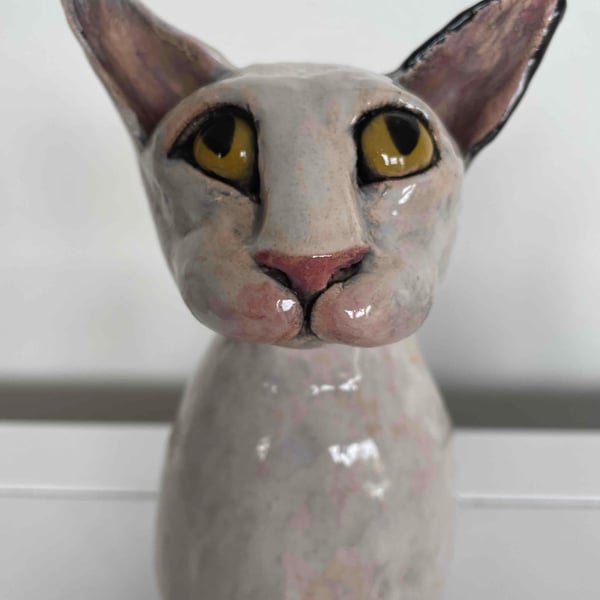 Handmade Ceramic cat 