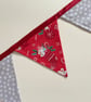 Kitty and mouse Christmas party bunting - Image 6