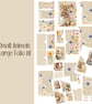 Small Animals Large Folio kit Scrapbooking, Ephemera, Journal, Digital Download