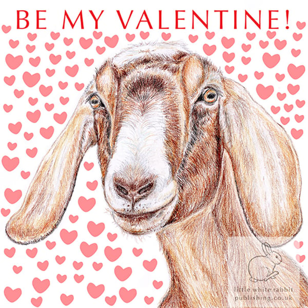 Ming the Goat - Valentine Card