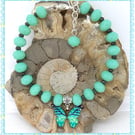 OOAK Butterly bangle style bracelet