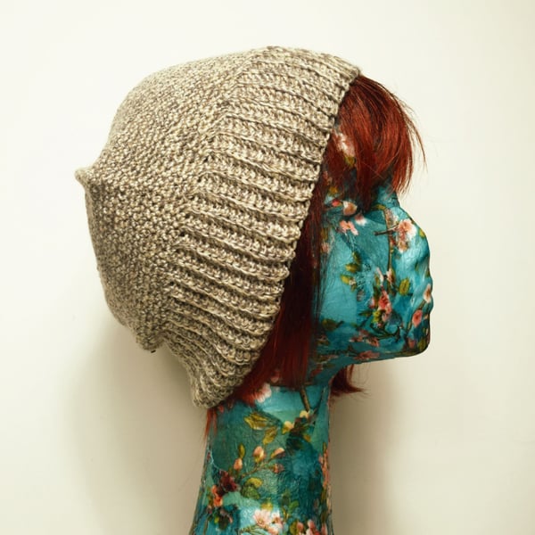Beige Flecked Women's Beanie