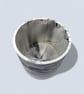 23 cm Extra Large Statement Plant Pot Black and Grey Marble Effect Round Planter - Image 8