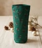 Eco-friendly Green holly christmas gift bag 