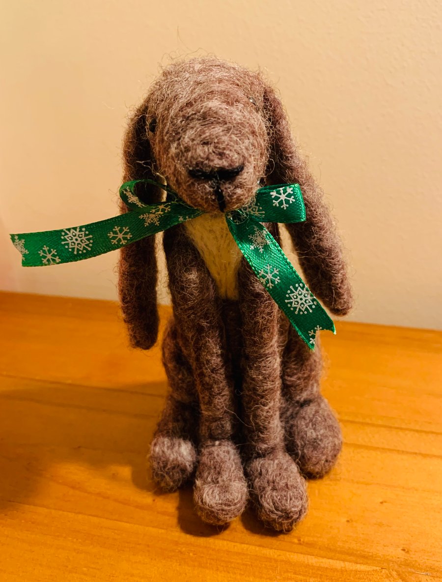 Needle felted Mr Hare