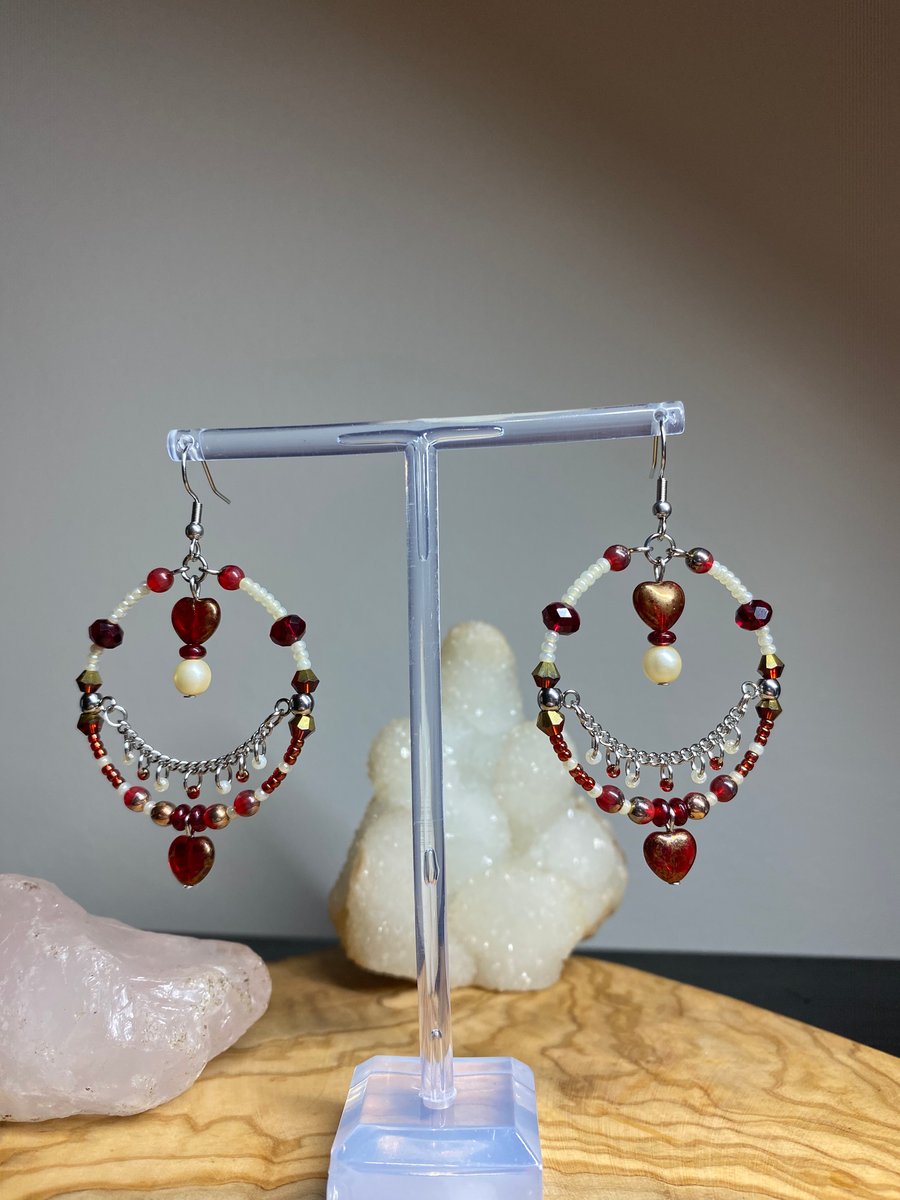 Mirielle - Heart Earrings 