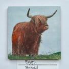 Highland Cow Magnet, Claire Kirkpatrick 