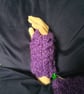 Crochet dragon scales  fingerless wrist warmers very soft several different col 