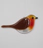 Fused glass robin - Image 6