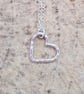 Small Sterling Silver Heart Pendant Necklace (NKSSPDHT6) - UK Free Post - Image 6