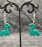 Loch Ness Monster Nessie Polymer Clay Earrings