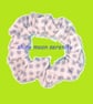 Small Scrunchie, Pale Blue, Pale Grey and White Check 