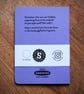 Single A6 ‘Live Gig’ pocket log book with typographic design cover - Image 2