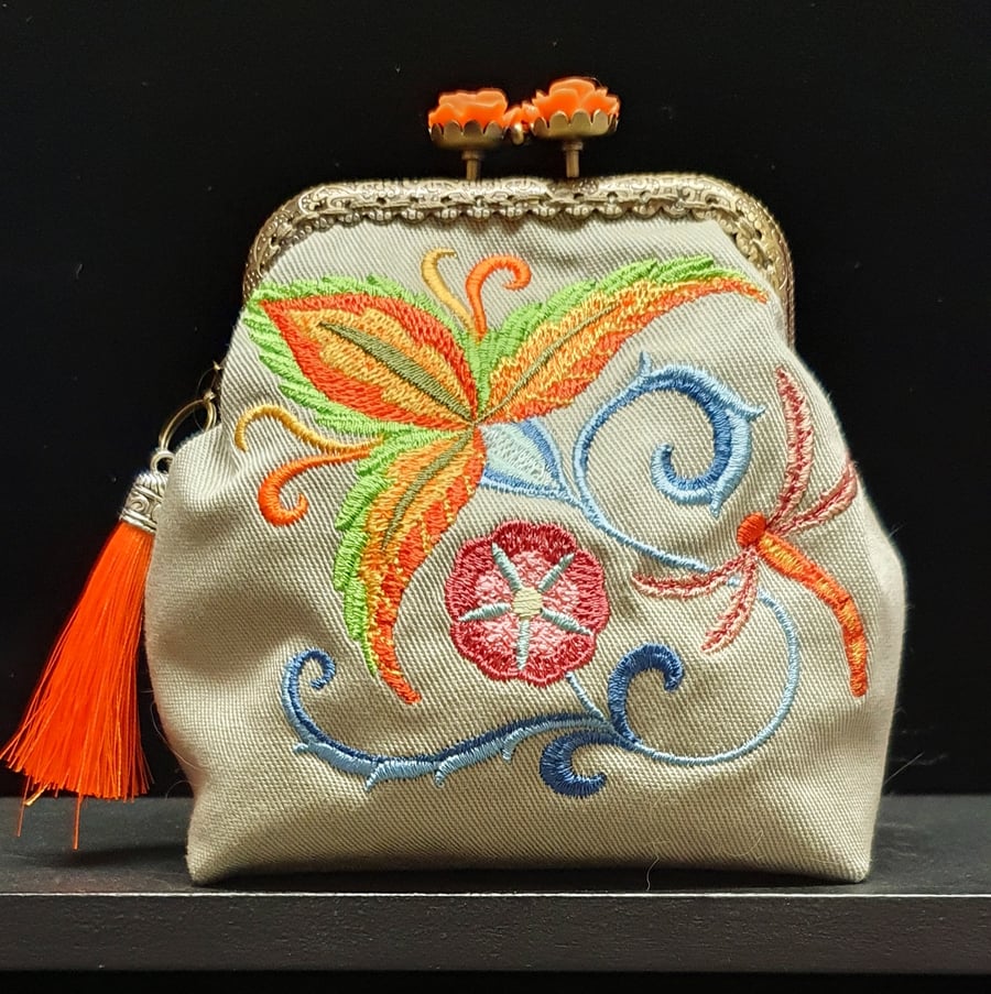 Jubilant Jacobean bloom 8.  Purse.