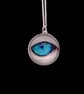 Evil Eye Pendant, goth jewellery witch jewellery boho jewellery, gift 