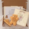 Teddy bear post box gift, perfectly imperfect letterbox gift, sending bear hug,