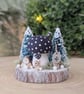 Handmade Wooden Toadstool Christmas Decoration  - Image 2