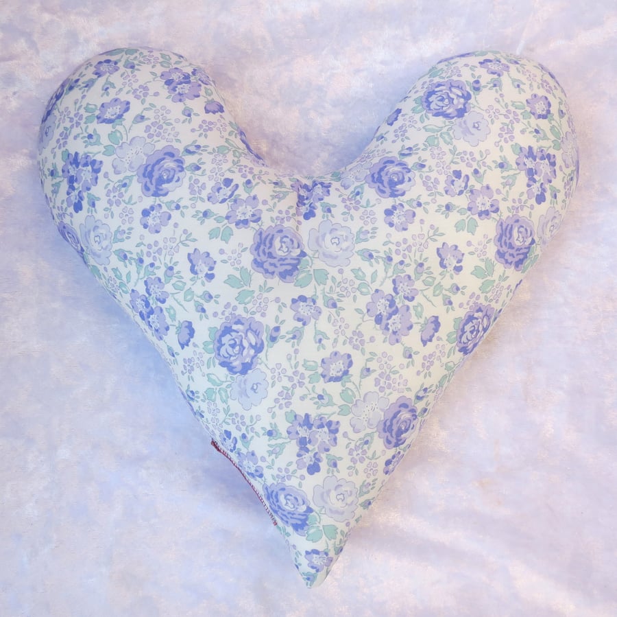 Breast Cancer, underarm  pillow, made from Liberty Tana Lawn, 25cm