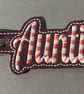 Embroidered Keyring Auntie - Image 1