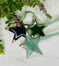 Trio of ceramic stars 