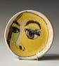Small Portrait Dish: Yellow 15cm diameter