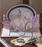 3D Double Easel Pop-Up Wedding Card – Romantic Swan Keepsake