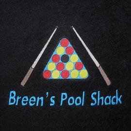 Pool Towel - Embroidered - Personalised - 6 Towel Colours