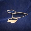 nursery Mirror rocket stained glass wall hanging