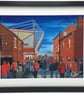 Crewe, Framed & Unframed Art Print Alex Football Club FC, Gresty Rd Stadium Gift - Image 1