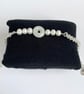 Pearl and Jadeite Chainmaille Bracelet - Image 5