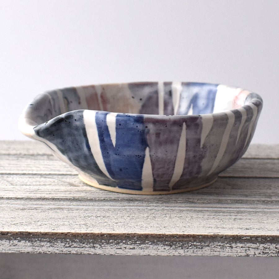 19-399 Spoon rest tea bag bowl (Free UK postage)