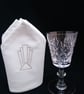  Napkins Art Deco Embroidered Design - Image 1