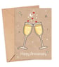 Happy Anniversary Greeting Card, Golden Wedding Anniversary.  - Image 3