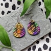 Sunset Fairytale Mica & Acyrlic Earrings