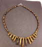 Tigers Eye Layout Bar Necklace - Image 1