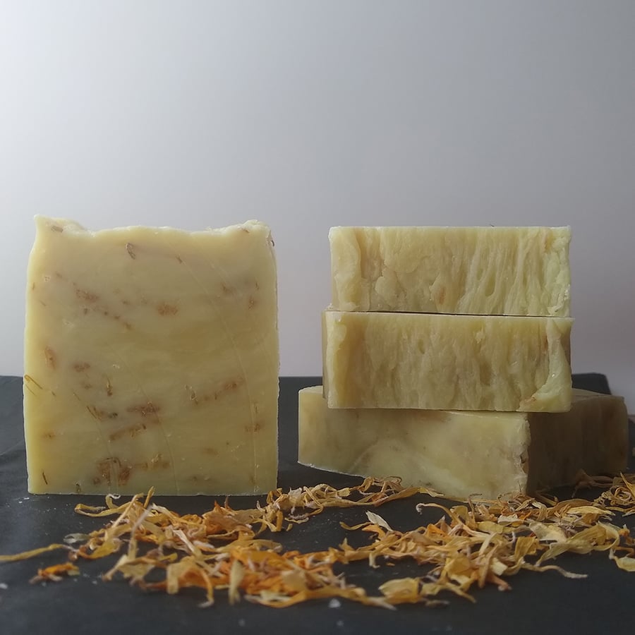 Handmade Soap - Egyptian Musk Fragrance (with Calendula)