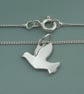 Petite Sterling Silver Dove Pendant – Peace and Hope Jewellery