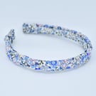 Liberty fabric braided hairband