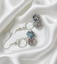 Aura Faceted Glass Bead Earrings