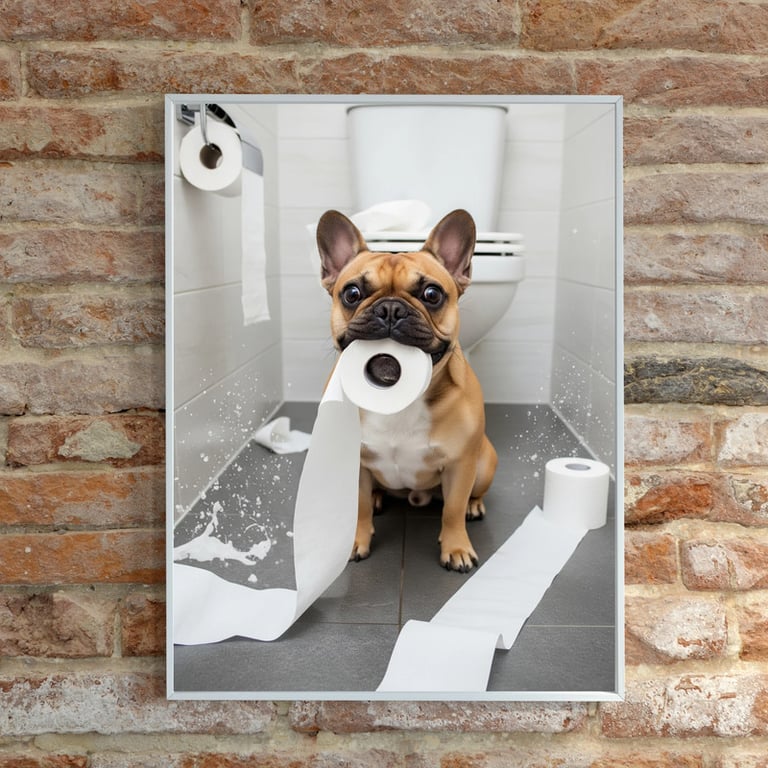Funny A4 Bathroom Wall Prints
