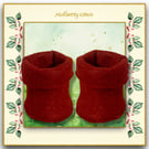 Burgundy Ankle Boots