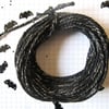 10 mts of Black SPARKLE  Cotton Bakers Twine