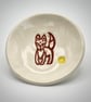 Fox and yellow daisy trinket dish - Image 5