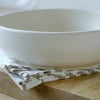 Made to order - Set of four large stoneware pasta bowls choose your colour