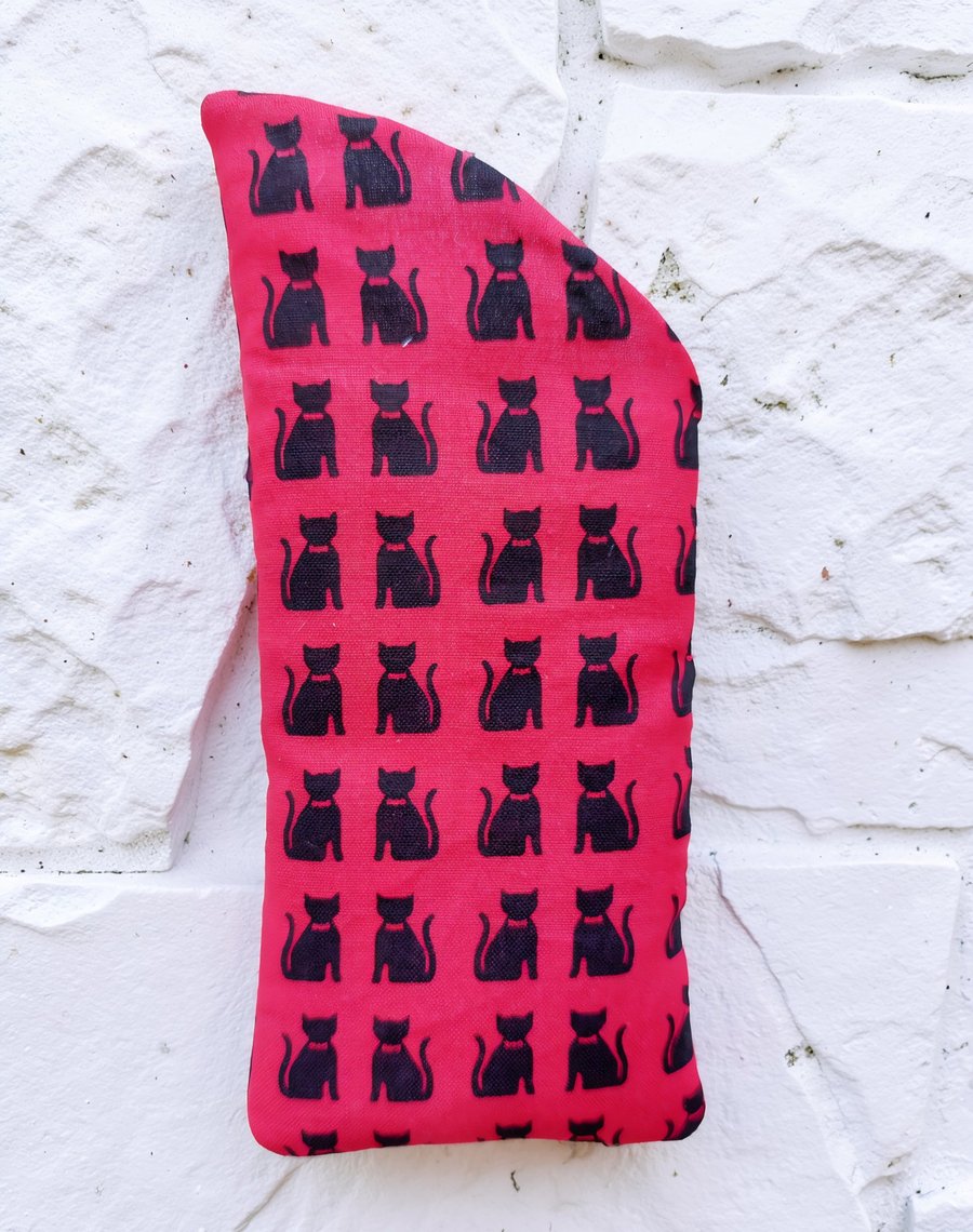 Lovely Cat Handmade Glasses Case 