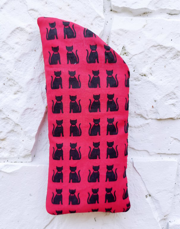 Lovely Cat Handmade Glasses Case 