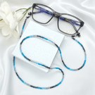 Handmade Czech Glass Seed Bead Glasses Chain,