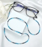 Handmade Czech Glass Seed Bead Glasses Chain,